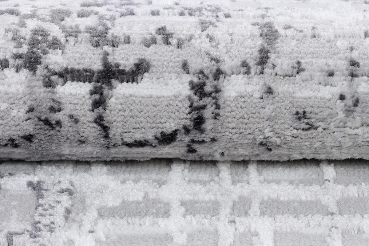 TEPPICHLÄUFER SKY hellgrau vintage 100/250 cm - Hellgrau, Textil (100/250cm) - Tapiso