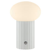 TISCHLEUCHTE Venti Weiß 12/12/18 cm - Weiß, Kunststoff (12/12/18cm) - Brilliant