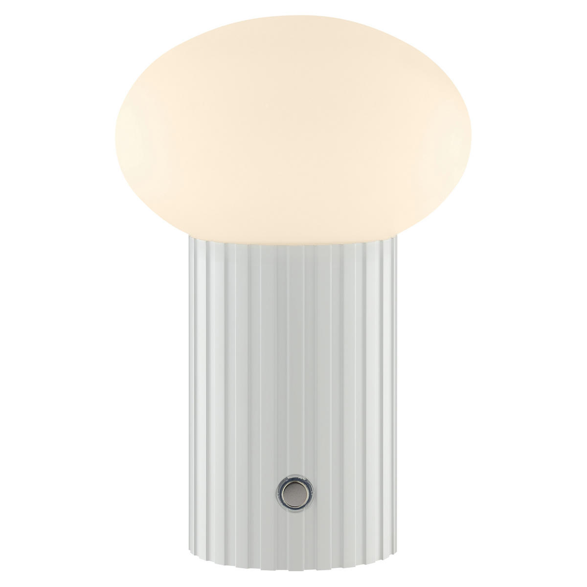 TISCHLEUCHTE Venti Weiß 12/12/18 cm - Weiß, Kunststoff (12/12/18cm) - Brilliant