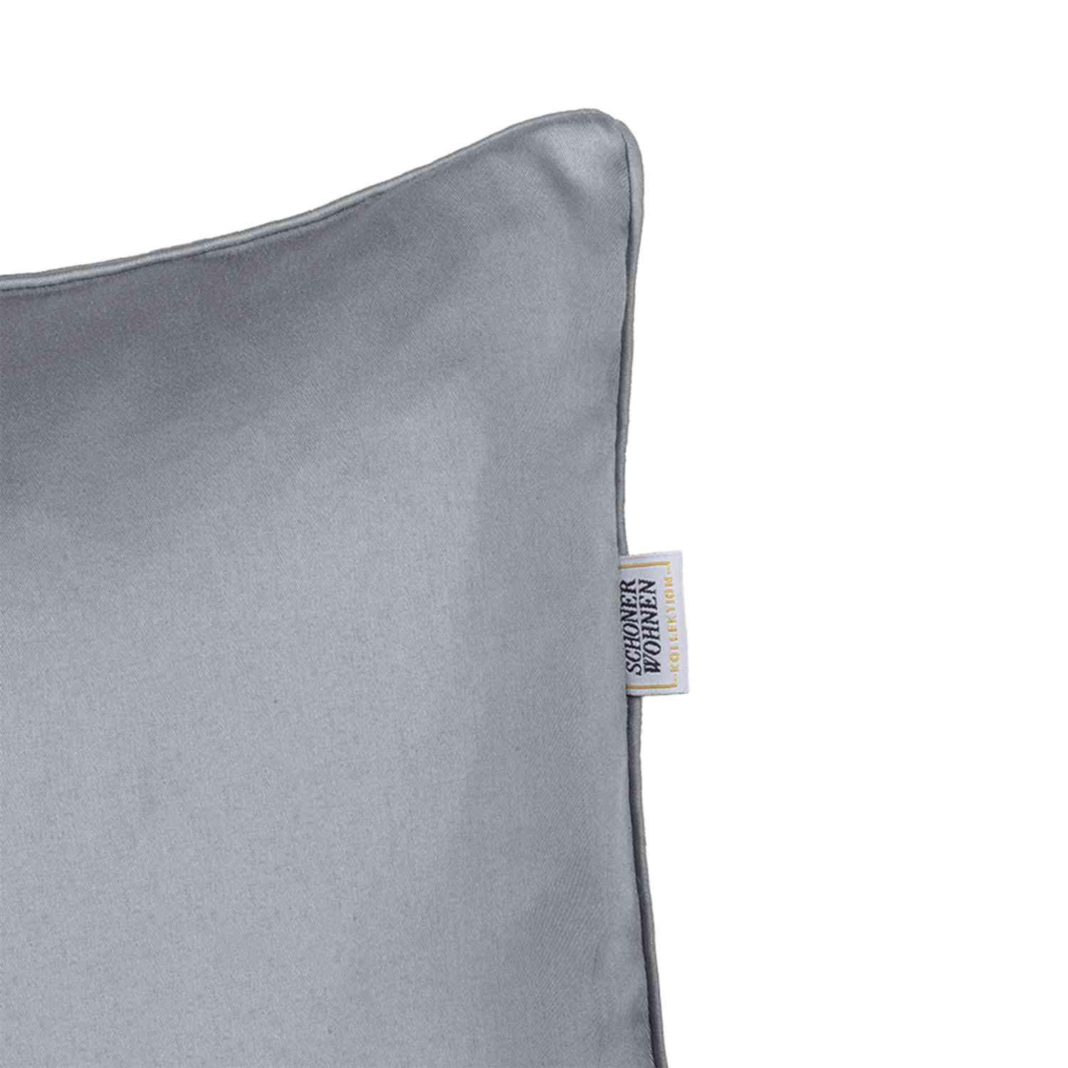 Thumbnail - Schöner Wohnen Kissenbezüge, Grau, Textil, 40x80 cm, Oeko-Tex® Standard 100, Wohntextilien, Bezüge, Kissenbezüge