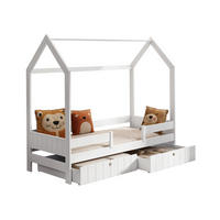 HAUSBETT Naomi - Weiß, Holz (90/200cm) - MIRJAN24