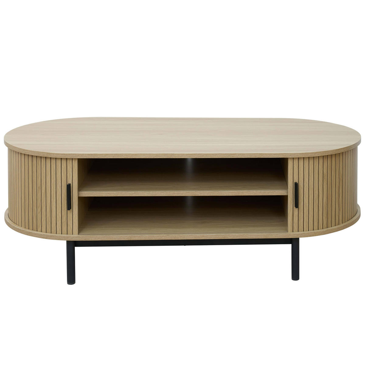 COUCHTISCH, Beigefarbe - Beige, Holz/Holzwerkstoff (55/120/42.5cm) - Oviala