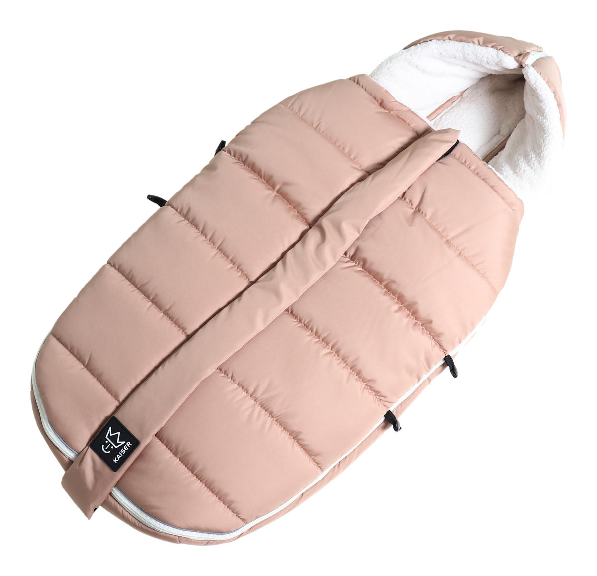 KINDERWAGEN-FUSSSACK Mila, sand/creme - Sandfarben, Textil (48/7/105cm) - Kaiserbaby