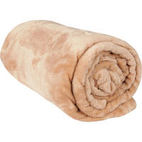 KUSCHELDECKE "Celina" Nougat 150x200 cm - Haselnussfarben, Textil (150/200cm)