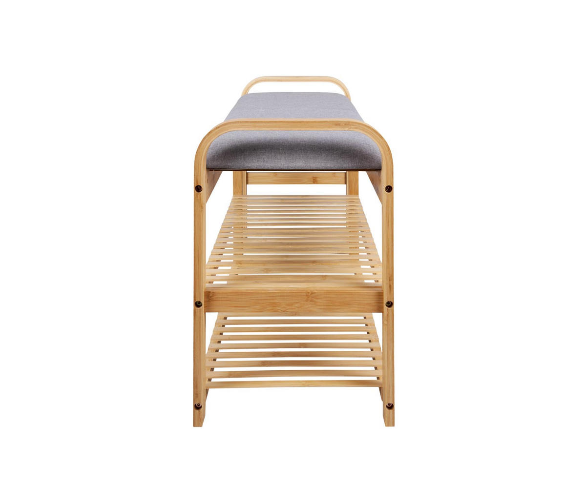BANK Arch Braun 100/33/50 cm - Braun, Holz (33/50/100cm) - Leitmotiv