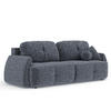 SCHLAFSOFA Loca Marineblau Webstoff - Schwarz/Dunkelblau, Holz/Holzwerkstoff (248/92/103cm) - Maison de Reve