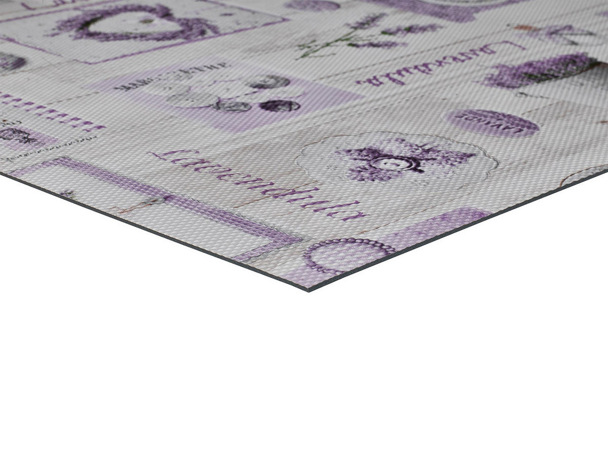 KÜCHENTEPPICH Violett Sally 48/200 cm - Flieder, Kunststoff/Textil (48/200cm) - Atticgo