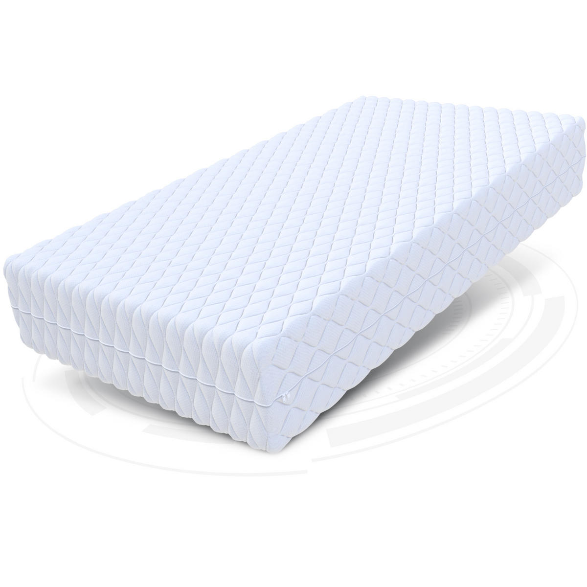 KALTSCHAUMMATRATZE Selectmax Plus H3 H4 29 cm - Weiß, Textil (120/200cm) - FDM