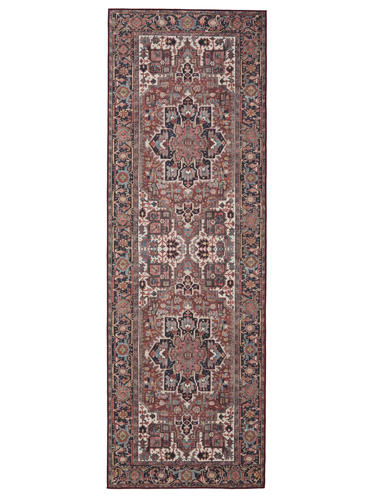 TEKAŠKI prt George večbarvni 80x240 cm - večbarvno, umetna masa (80/240cm) - benuta