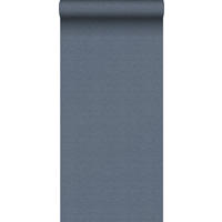 TAPETE Leinen-Optik 53 cm x 10 m - Blau, Papier (53/1000cm) - Sanders & Sanders