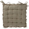 STUHLKISSEN Simply 40/40 cm - Waldgrün, Naturmaterialien (40/40cm) - Home Styling Collection