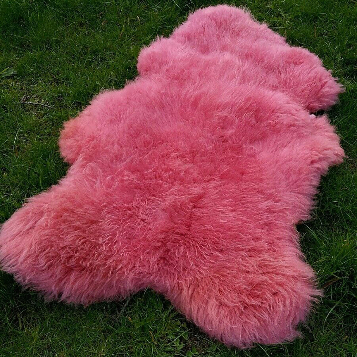 SCHAFFELL Skandinavisch XL Rosa ökologisch gegerbt ca. 110 cm - Rosa, Fell (65/110cm) - Provellus