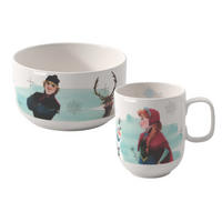 FRÜHSTÜCKS-SET Disney Frozen bunt 2er Set - Multicolor, Keramik (2/2/2cm) - Villeroy & Boch