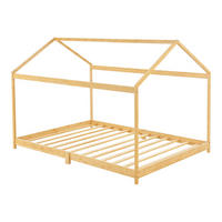 HAUSBETT Vindafjord - Naturfarben, Holz (90/200cm) - [en.casa]