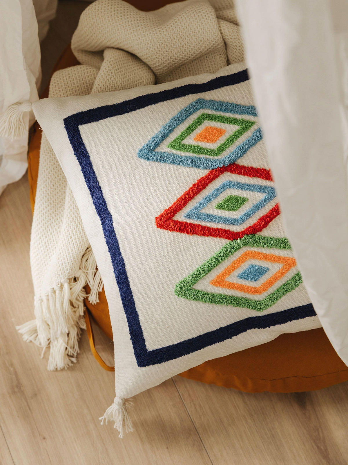 KISSENBEZUG Malika Multicolor 40x40 cm - Multicolor, Textil (40/40cm) - Lytte