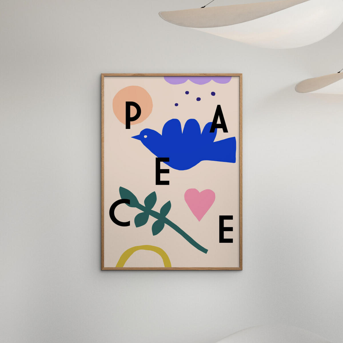 POSTER Maren Gross - Peace - Multicolor, Papier (30/40/0.1cm) - Poster&Frame
