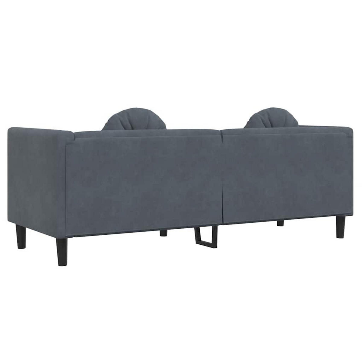3-SITZER-SOFA Jones - Grau, Naturmaterialien (193.5/77/70cm) - Nettlife