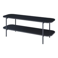 TV-ELEMENT Samnanger - Schwarz, Metall (120/45/40cm) - [en.casa]