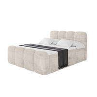 BOXBETT mit Matratze H4 und Lattenrost - NINA-Z - 120x200 cm - Creme - Creme, Holzwerkstoff (120/200cm)