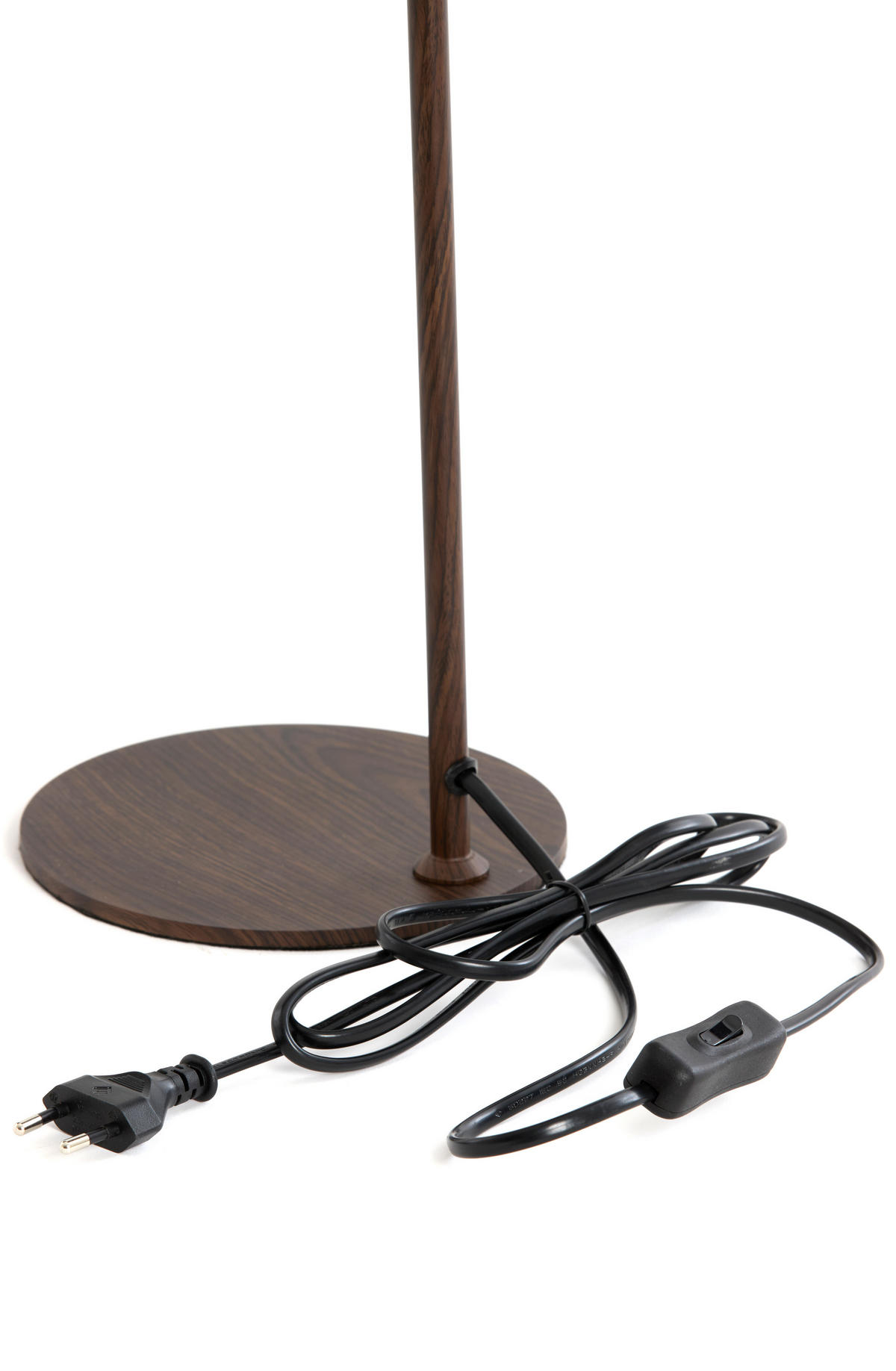 TISCHLAMPE Salomo Braun Ø26,5/47 cm - Dunkelbraun, Metall (26.5/16/47cm) - Light & Living