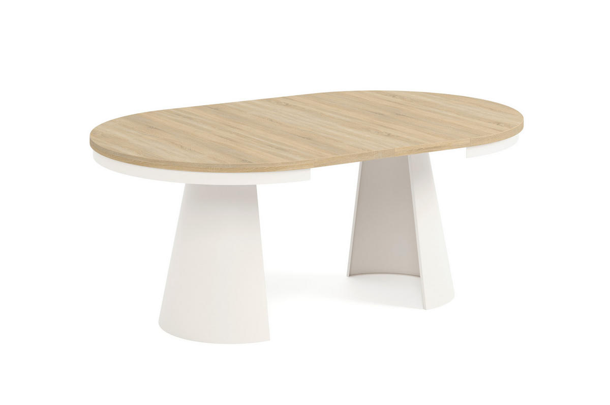 ESSTISCH CALMA Bis - Kaschmir/Beige, Holzwerkstoff/Metall (120/120/76cm) - Meblini