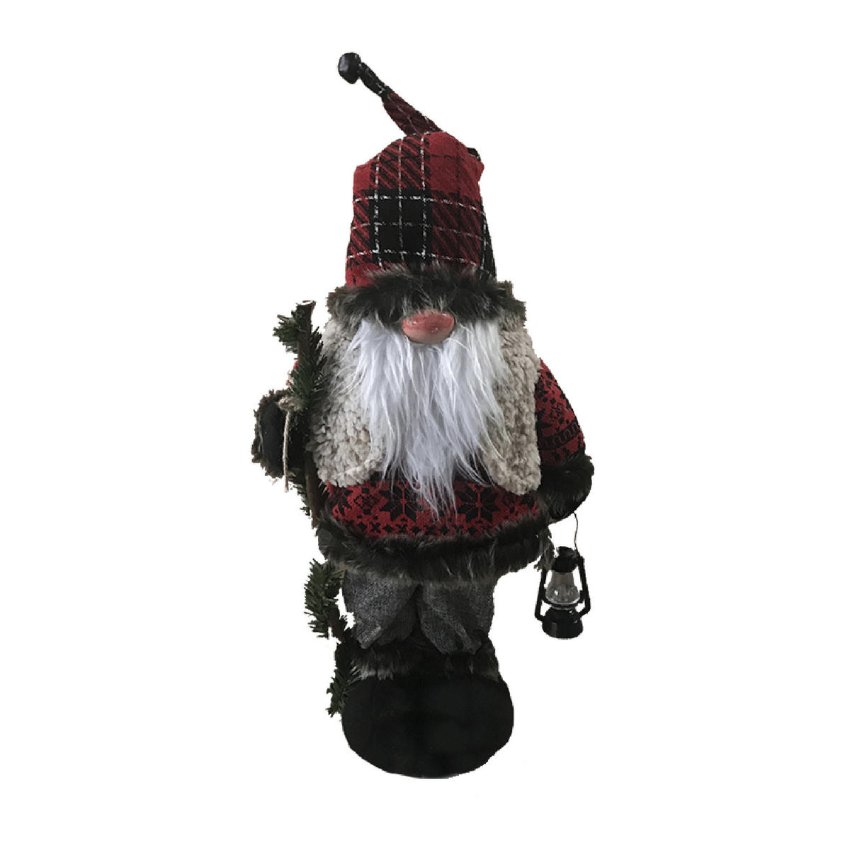 WEIHNACHTSZWERG Grau 13/23/52 cm - Grau, Textil (13/52/23cm) - Mobili Rebecca