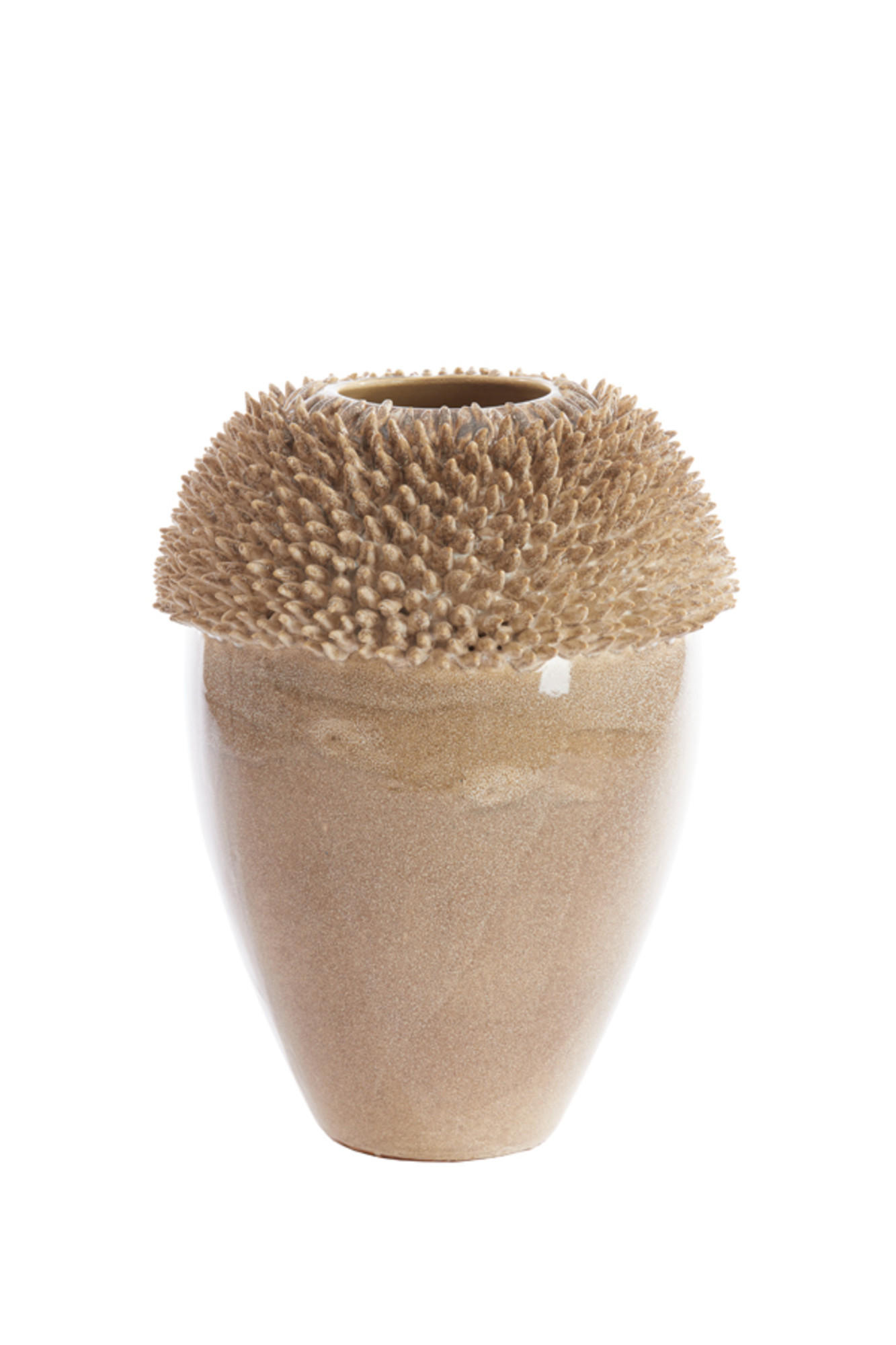 VASE Sangku Braun Ø33/47,5 cm - Braun, Keramik (47.5cm) - Light & Living