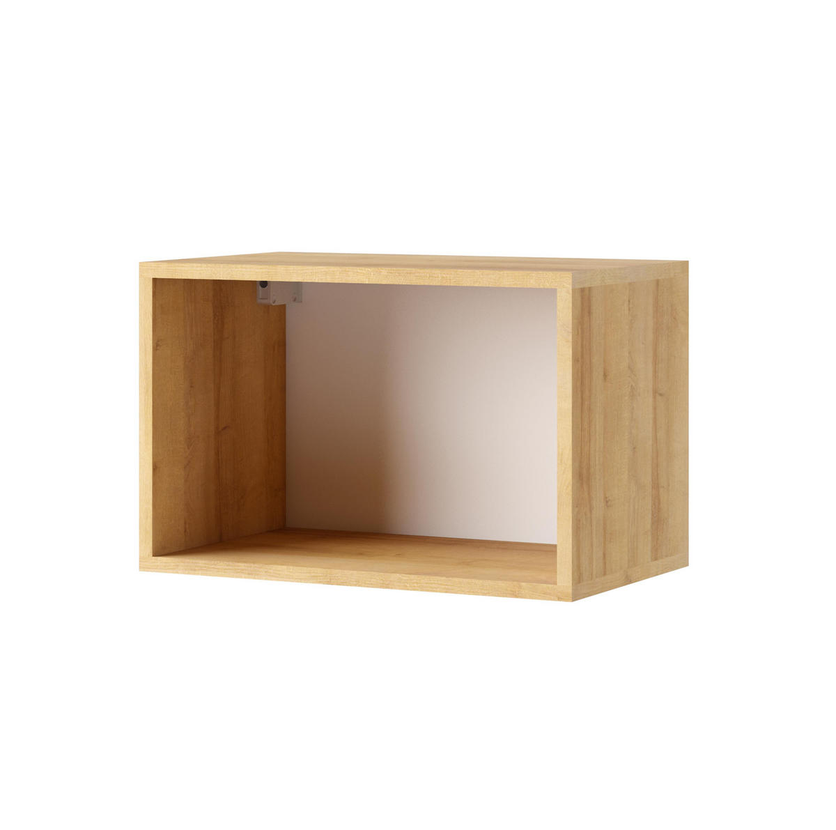 WOHNWAND Kossana 35 Modern Goldene Eiche/Weiß 300/154/43 cm TV Möbel - Weiß, Holzwerkstoff/Kunststoff (300/158/43cm) - AX Living