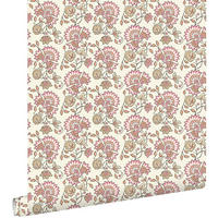 TAPETE Blumenmuster 50 x 900 cm - Pink, Papier (50/900cm) - ESTAhome