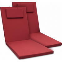ROLLLIEGENAUFLAGE Loft RL 200x60x5cm Rot (2tlg) - Rot, Textil (60/10/200cm) - Beautissu 