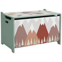 AUFBEWAHRUNGSKISTE DE-09543 Grün - Grün, Holzwerkstoff (37/60cm) - ComfortXL