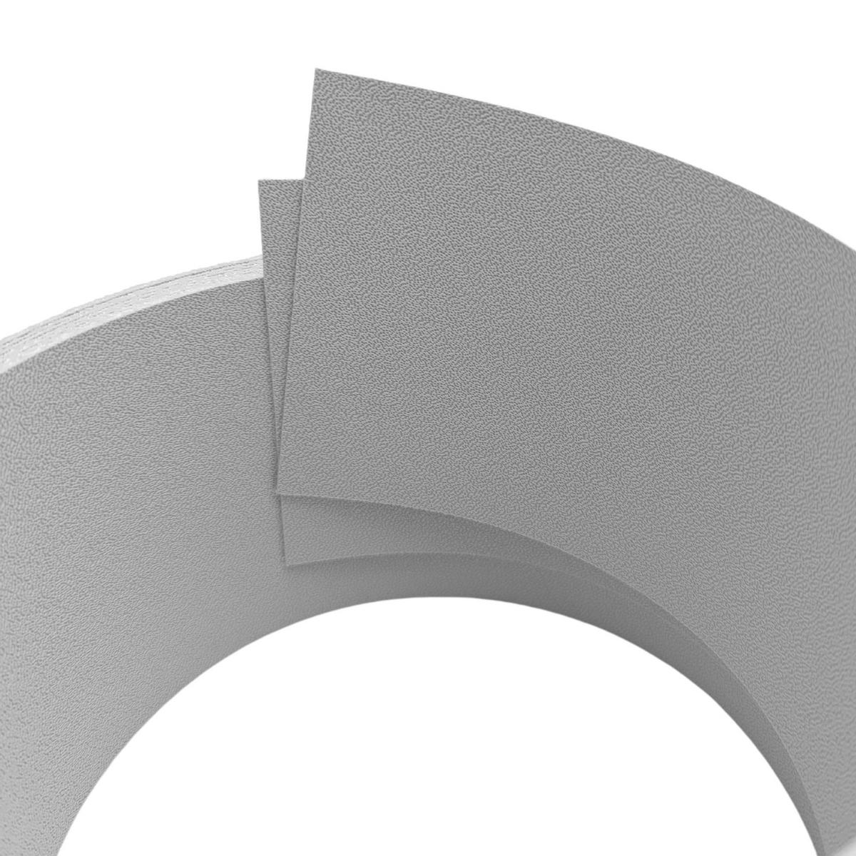 SICHTSCHUTZSTREIFEN Premium Halbe Set Einzelstreifen Lichtgrau 2,55m - Hellgrau, Kunststoff (255/9.5cm) - ZAUN|ZU