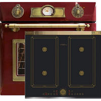 ELEKTRO Einbau Backofen 60 cm EH 6355 RotEm+KCT 6745 AD Induktionskochfeld 60 cm - Rot, Metall (59.4/59.4/57.5cm) - Kaiser Küchengeräte