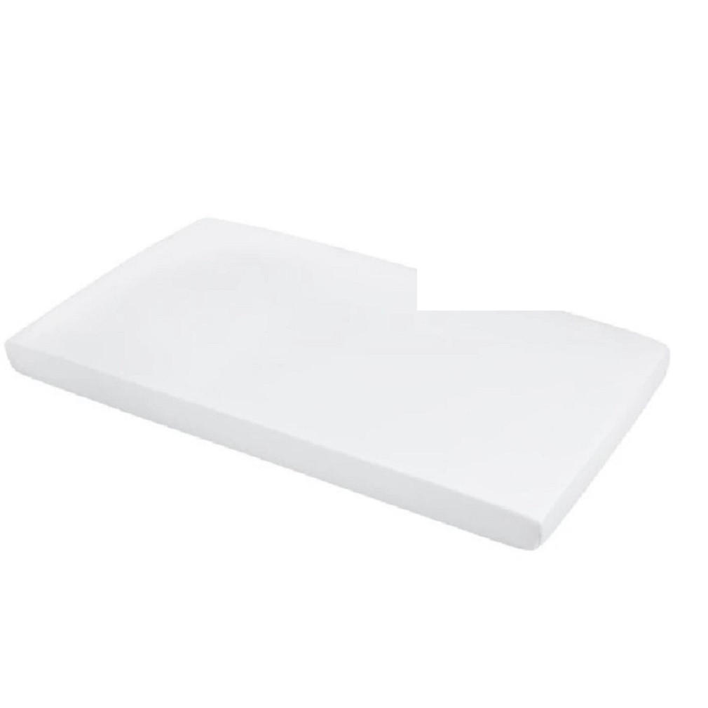 CEARȘAF cu elastic pentru bebe raft impermeabil 7in1 - alb, material textil (50/73cm) - waldin