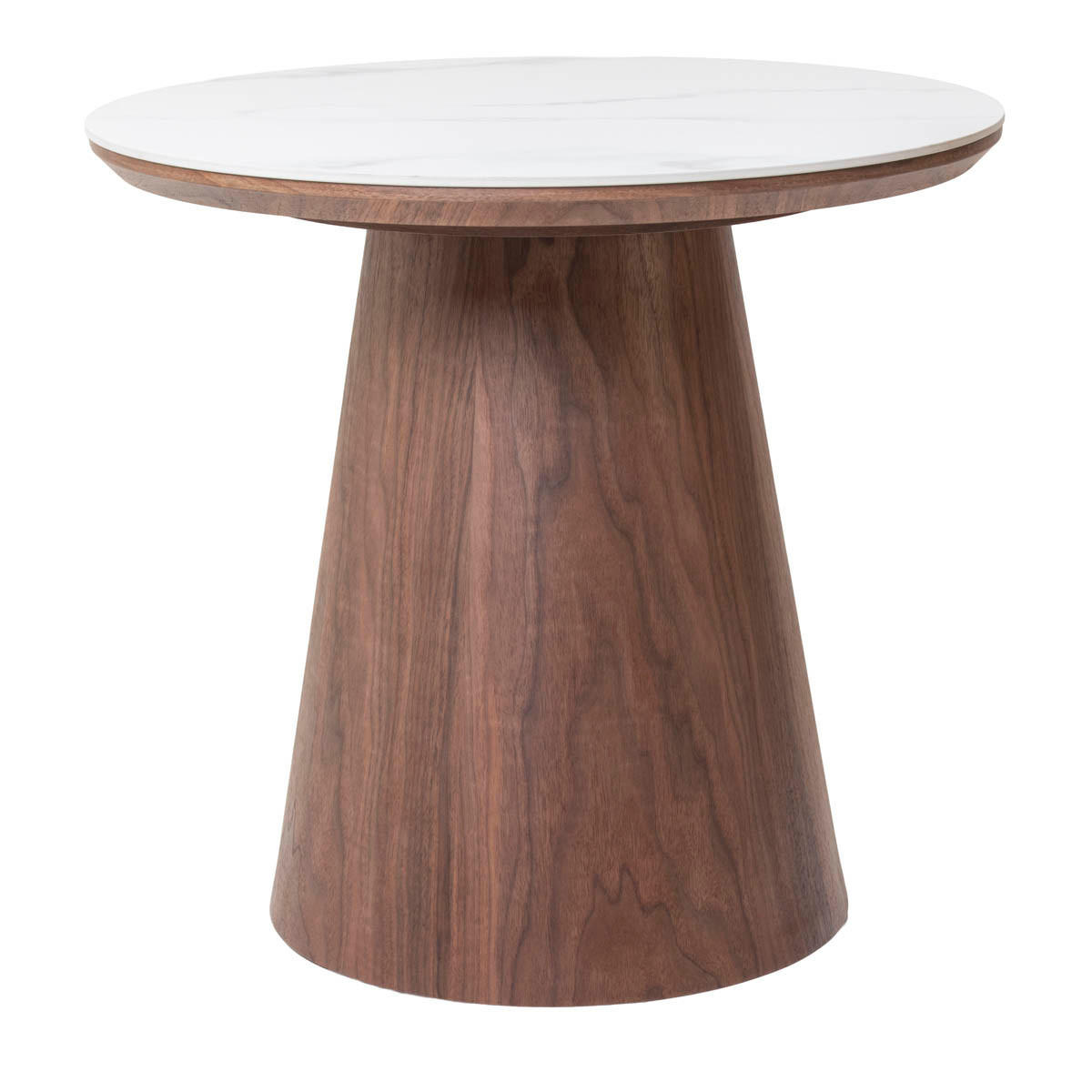 BEISTELLTISCH aus Keramik 60x60x55cm, dunkelbraun - Dunkelbraun, Holz (60/60/55cm) - Giga Meubel