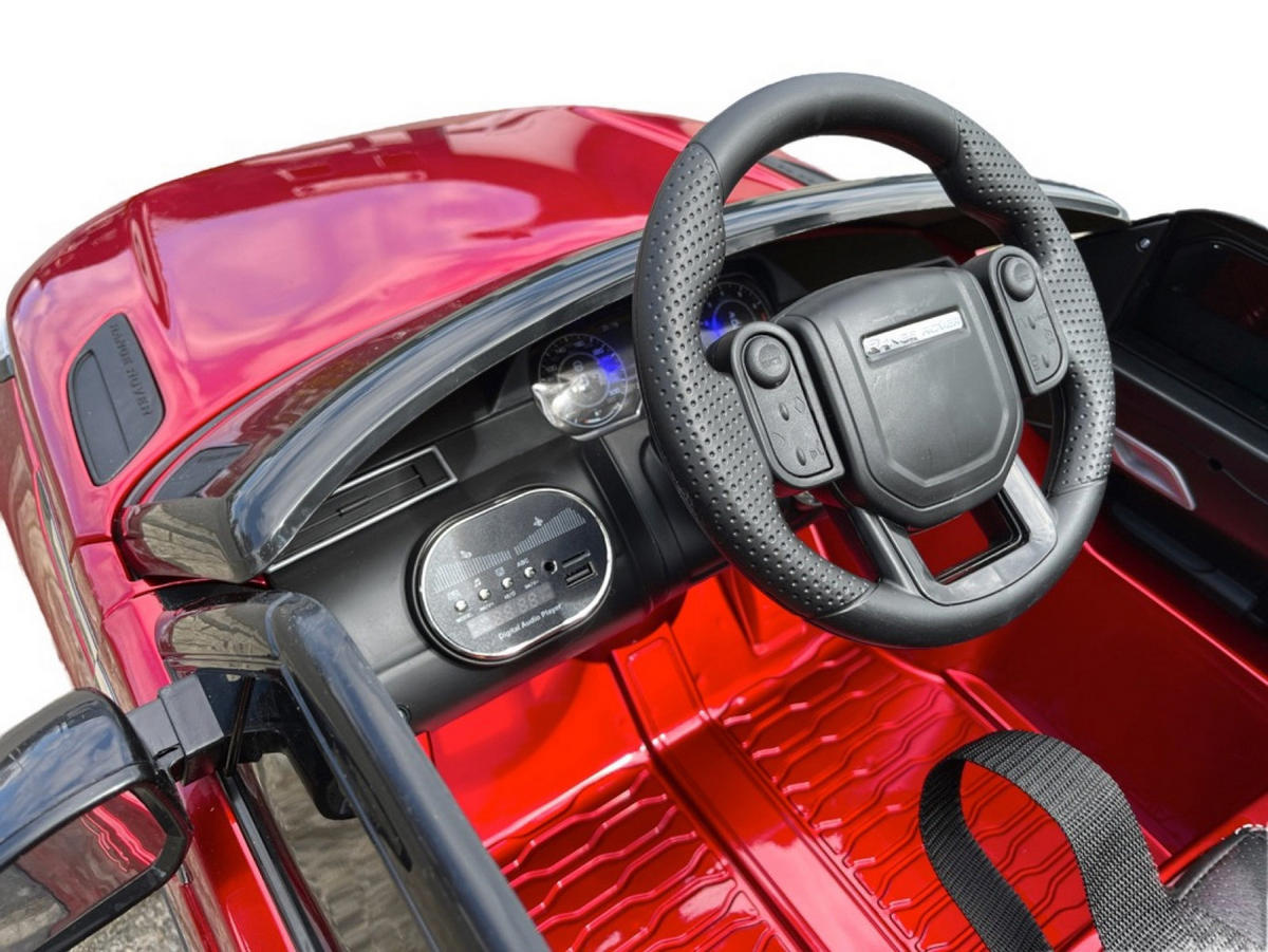 KINDER ELEKTROAUTO Range Rover Velar Rot - Rot, Kunststoff (108/66/52cm) - TPFLiving