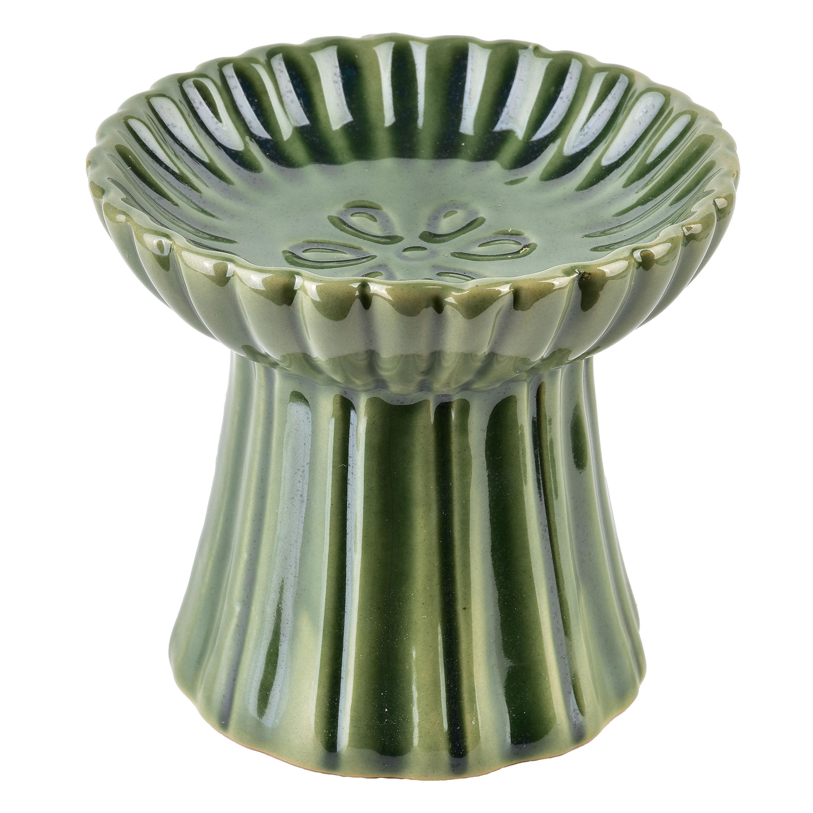 DUFTLAMPE Basic Grün 11/11.5/11.5 cm Keramik - Grün, Keramik (11.5cm) - Mondex