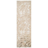 TEPPICHLÄUFER CRYSTAL beige abstrakt 120/300 cm - Beige, Textil (120/300cm) - Tapiso