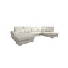 WOHNLANDSCHAFT Nevio In Scala - Beige, Holzwerkstoff/Textil (401/88/226cm) - Fun Möbel