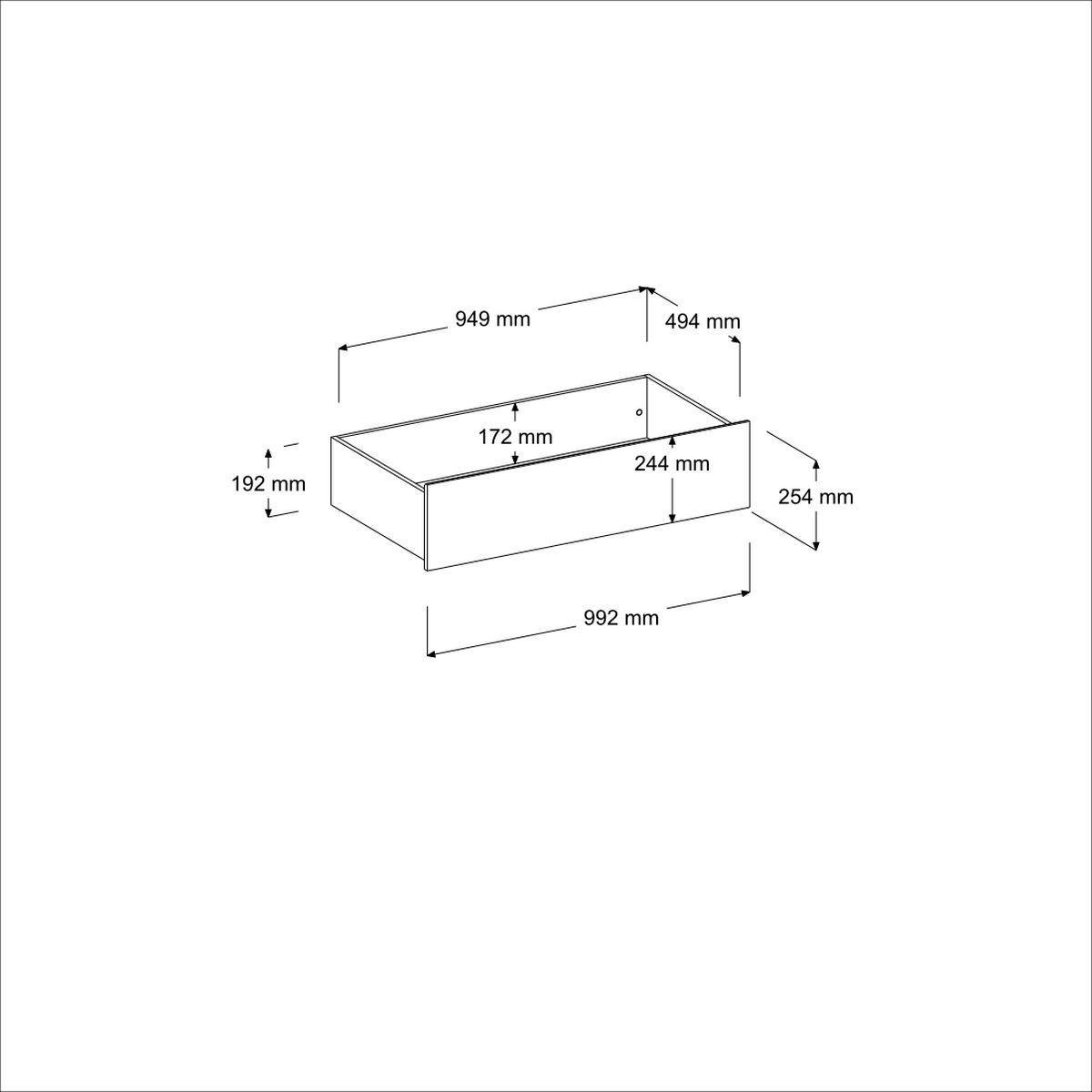 KINDERZIMMER-SET Paca 40 5-tlg. Holznachbildung Weiß/Eiche - Eichefarben/Weiß, Kunststoff (100/1/200cm) - 58aufmkessel