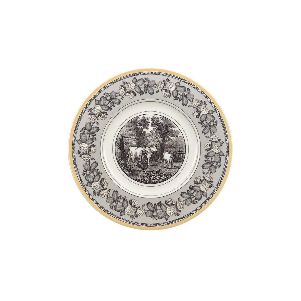 BROTTELLER Audun Ferme weiß-grau-gelb ø 16 cm - Gelb/Weiß, Keramik (16cm) - Villeroy & Boch