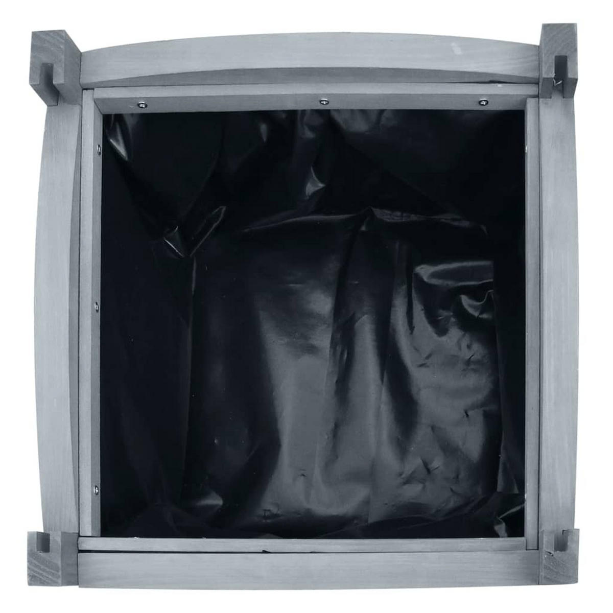 GARTEN-HOCHBEETE 2 Stk. 30x30x30 cm Massivholz Tanne - Grau, Holz (30/30/30cm) - furnicato