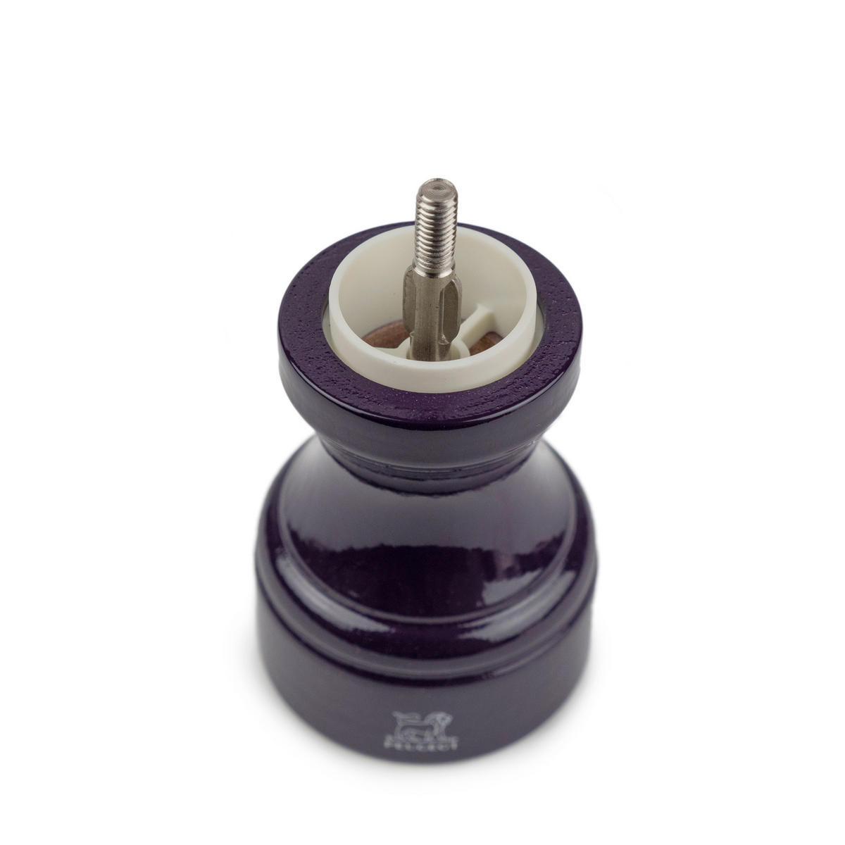 SALZMÜHLE Bistro 10cm Buchenholz Aubergine Stahlmahlwerk - Lila, Holz (5.3/10/5.3cm) - PEUGEOT