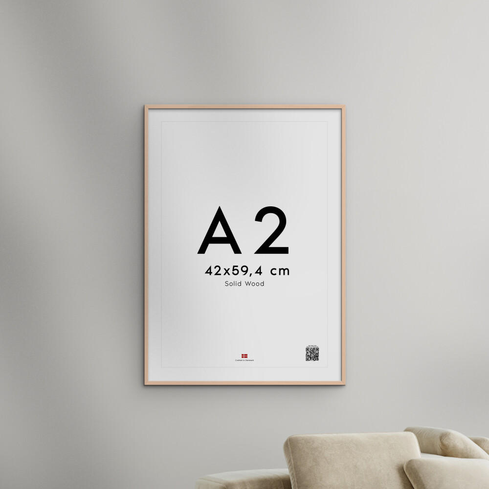 RAHMEN Rosafarbenes Holz Acryl - Rosa, Holz/Papier (42/59.4/2cm) - Poster&Frame