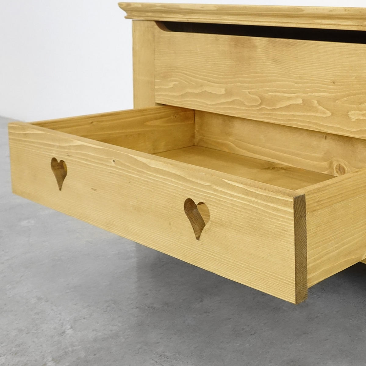 KOMMODE aus Massivholz MEXICANA - Honig, Holz (100/55/50cm) - Seart