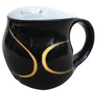 KAFFEEBECHER black & loop Gold - Goldfarben/Multicolor, Keramik (0.28L) - Luigi Colani Porzellan