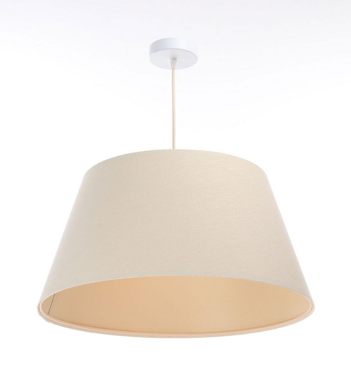 HÄNGELEUCHTE Beige 50/25 cm - Beige, Kunststoff (50/1/25cm) - ONZENO
