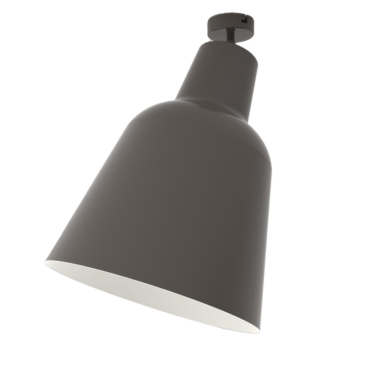 DECKENLEUCHTE - Graubraun, Metall (16/16/21cm) - Lumicom