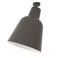 DECKENLEUCHTE - Graubraun, Metall (16/16/21cm) - Lumicom