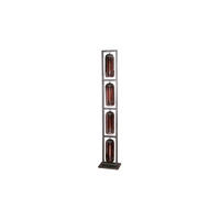 STEHLAMPE TRIEST Schwarz Glas - Schwarz, Glas (23/34/190cm) - KAWOLA